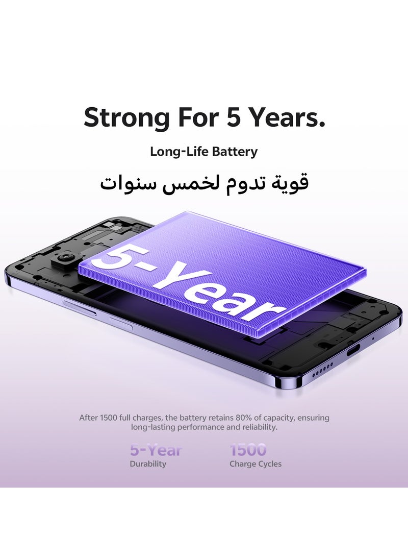 فيفو - Y39 5G Dual SIM Royal Purple 8GB RAM 256GB With Online Exclusive Bundle: TWS Earbuds, 44W Fast Charger And 24-Month Warranty - Middle East Version - Image 1