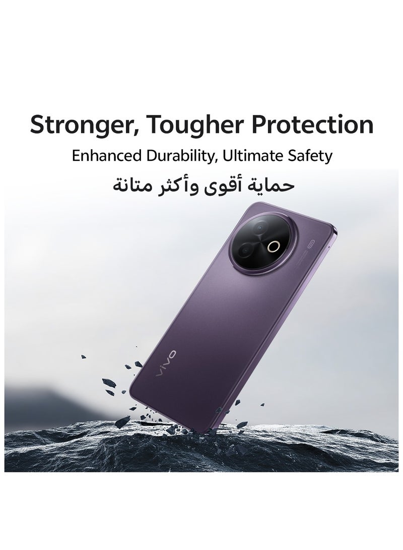 فيفو - Y39 5G Dual SIM Royal Purple 8GB RAM 256GB With Online Exclusive Bundle: TWS Earbuds, 44W Fast Charger And 24-Month Warranty - Middle East Version - Image 1