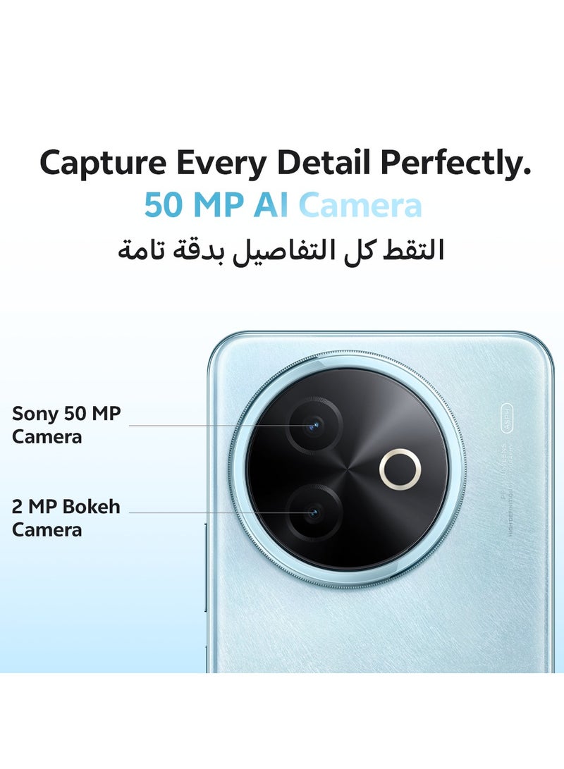 vivo - Y39 5G Dual SIM Ocean Blue 8GB RAM 256GB With Online Exclusive Bundle: TWS Earbuds, 44W Fast Charger And 24-Month Warranty - Middle East Version - Image 1