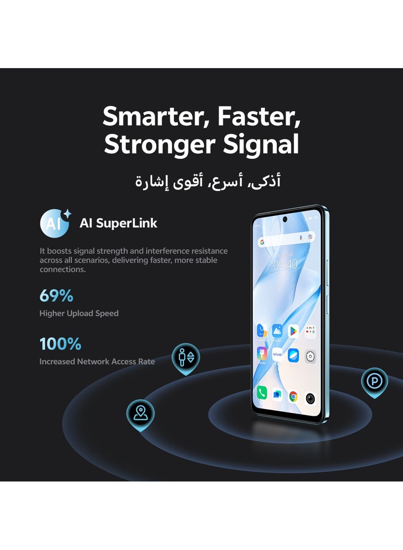 vivo - Y39 5G Dual SIM Ocean Blue 8GB RAM 256GB With Online Exclusive Bundle: TWS Earbuds, 44W Fast Charger And 24-Month Warranty - Middle East Version - Image 1