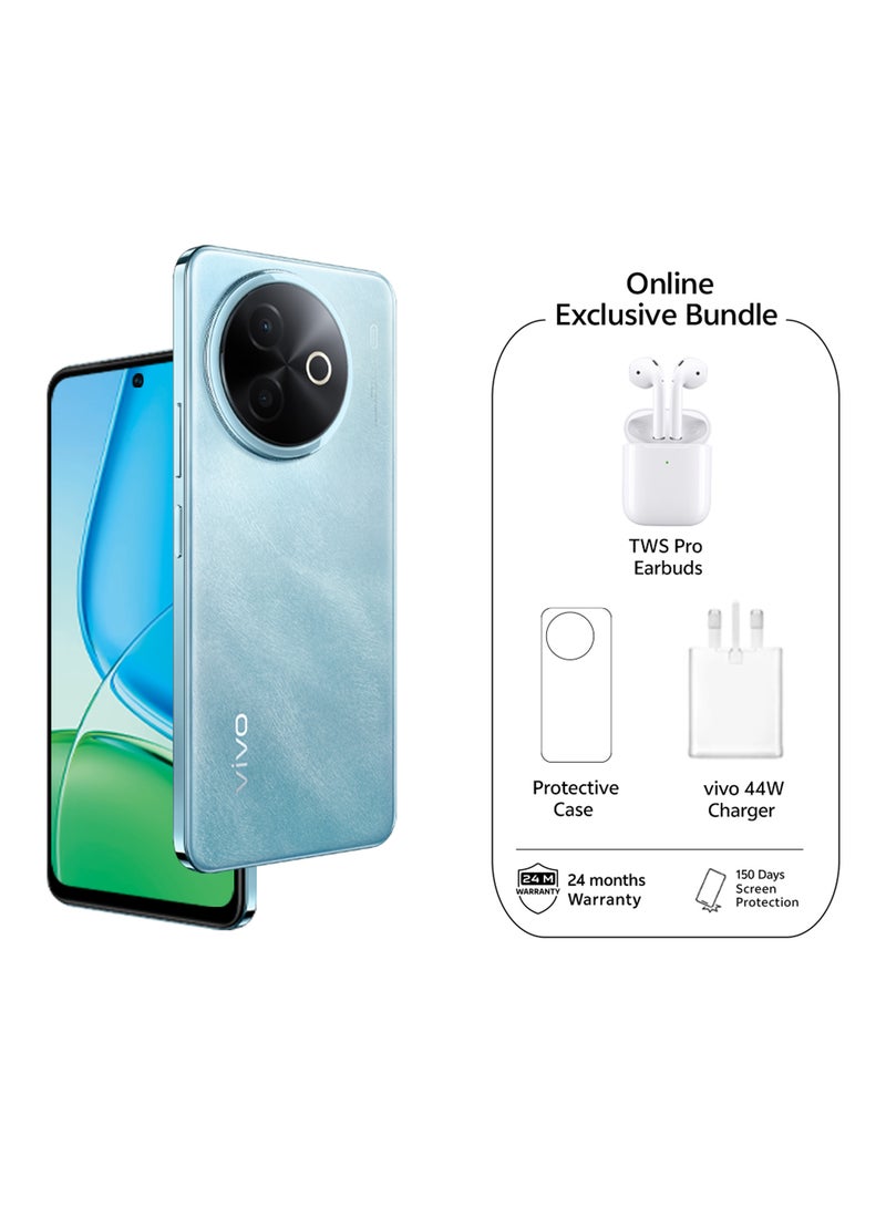 vivo - Y39 5G Dual SIM Ocean Blue 8GB RAM 256GB With Online Exclusive Bundle: TWS Earbuds, 44W Fast Charger And 24-Month Warranty - Middle East Version - Image 1