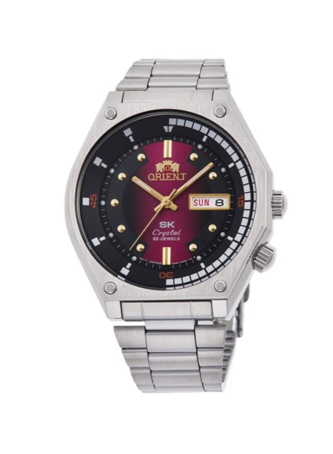 أورينت ساعة ميكانيكية إحياء، حزام معدني - 41.7 مم (RA-AA0B02R) - Image 1