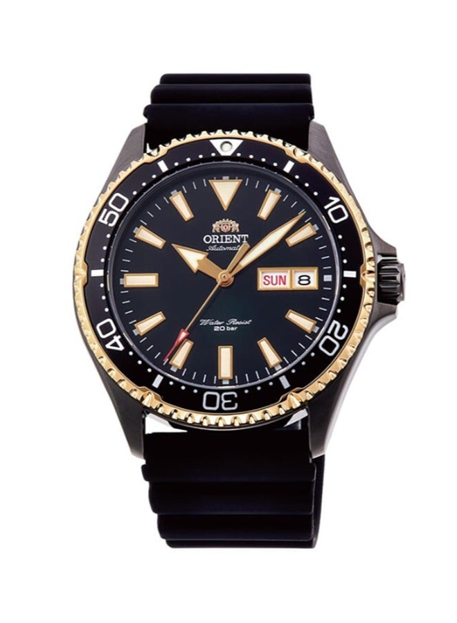 أورينت ساعة رياضية ميكانيكية، حزام سيليكون - 41.8 مم (RA-AA0005B) - Image 1