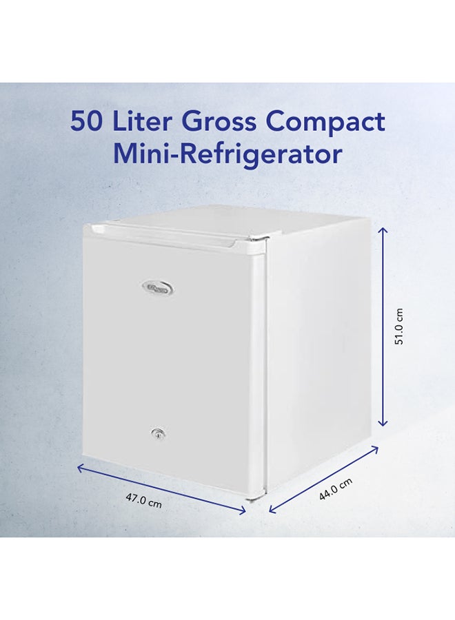 SUPER GENERAL - 50L Gross /46L Net Capacity Defrost Refrigerator with Adjustable Wired Shelves SGR035HS Silver - Image 1