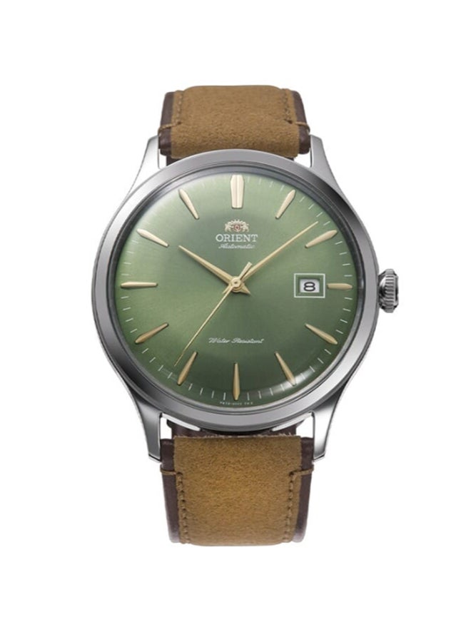 أورينت ساعة ميكانيكية كلاسيكية، حزام من الجلد الصناعي - 42.0 مم (RA-AC0P01E) - Image 1