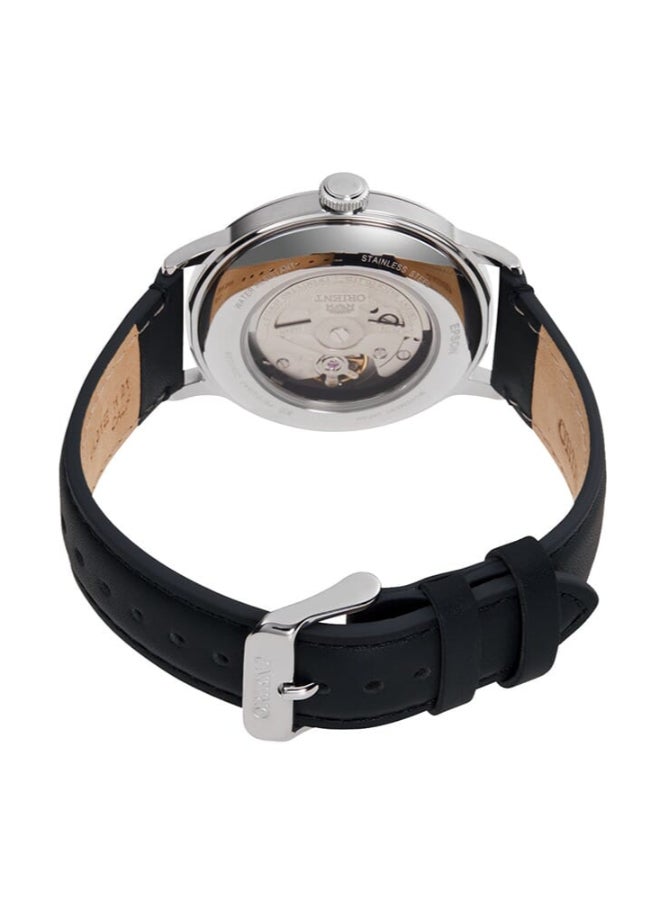 أورينت ساعة ميكانيكية كلاسيكية، حزام جلد - 40.5 مم (RA-AC0022S) - Image 2