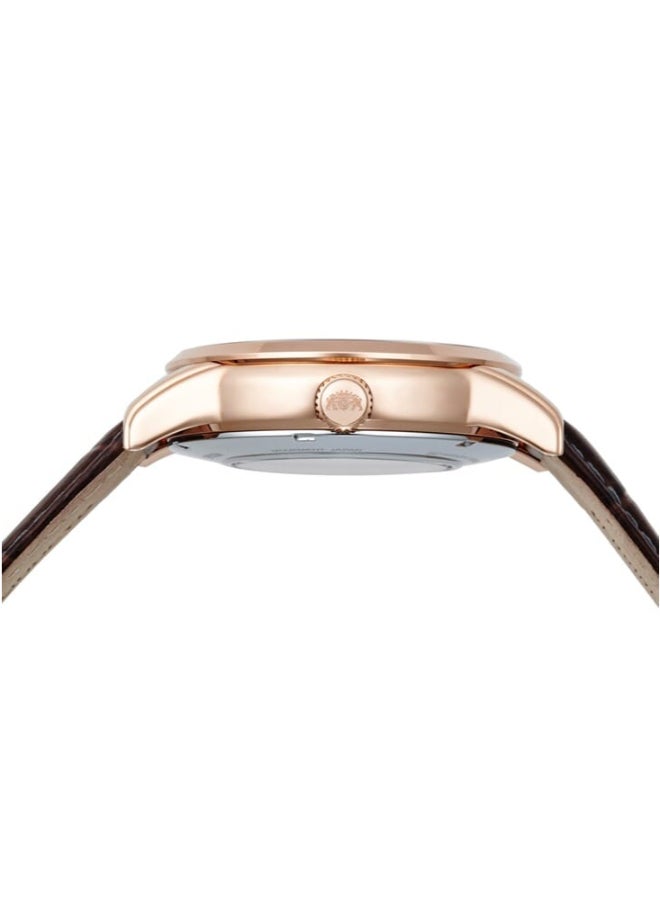 أورينت ساعة ميكانيكية كلاسيكية، حزام جلد - 42.5 مم (RA-AK0009T) - Image 2