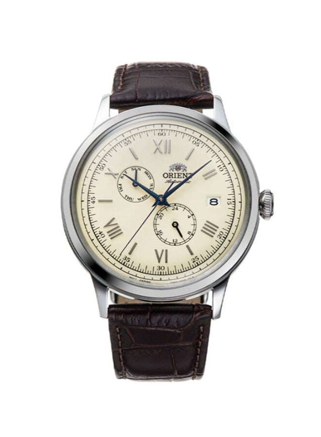 ORIENT Men's Mechanical Classic Watch, Leather Strap - 40.5mm (RA-AK0702Y) - Image 1