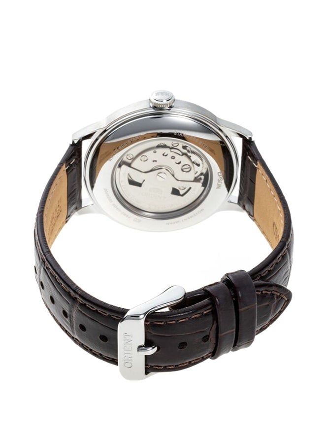 ORIENT Men's Mechanical Classic Watch, Leather Strap - 40.5mm (RA-AK0702Y) - Image 2