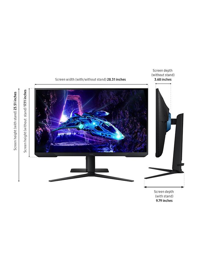 سامسونج شاشة الألعاب FHD بحجم 32 بوصة من سلسلة Odyssey G3 (G30D)، 1 مللي ثانية، 180 هرتز، AMD FreeSync، قاعدة قابلة للتعديل، معادل، نقطة هدف افتراضية، وضع حماية العين، خالية من الوميض - LS32DG302ENXZA - Image 3