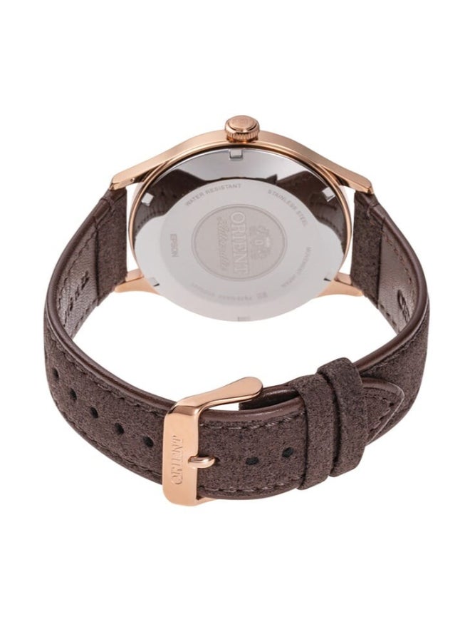 أورينت ساعة ميكانيكية كلاسيكية، حزام جلد صناعي - 42.0 مم (RA-AC0P04Y) - Image 3