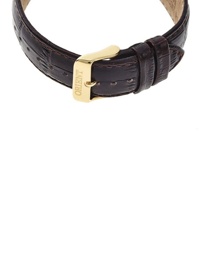 أورينت ساعة بامبينو II أوتوماتيكية ذهبية بقرص أبيض TAC00007W0 - Image 3