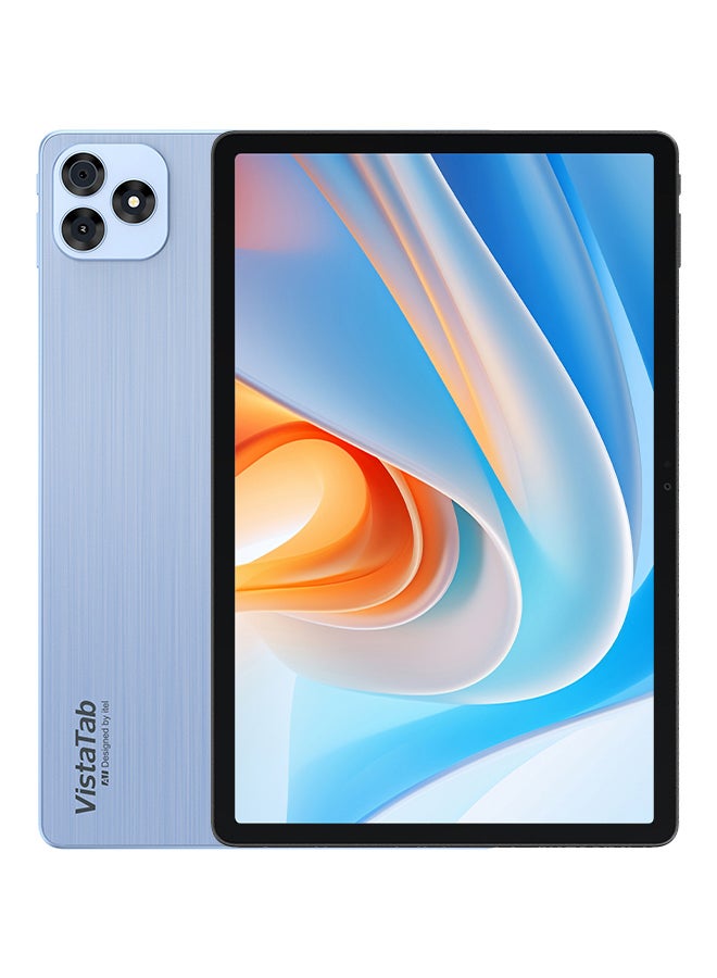 ITEL VistaTab 10 10.1-Inch Dual SIM Sky Blue 4+8GB RAM 128GB  4G- Middle East Version with Protective Case  - Image 2