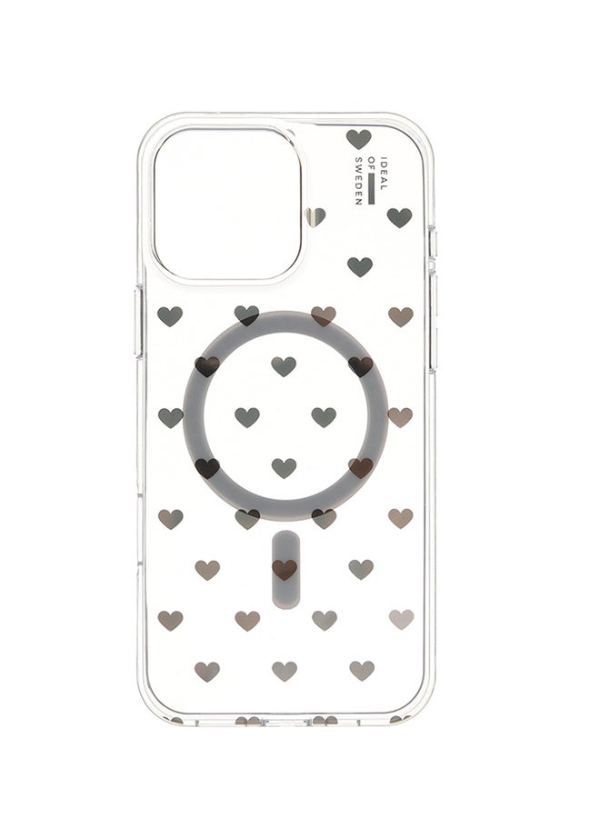 iDeal of Sweden Clear Caseen Hearts With Magsafe For iPhone 16 Pro Max Transparent