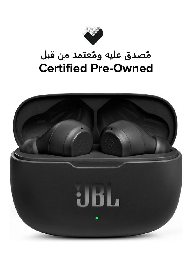JBL - Certified Pre Owned - Wave 200 True Wireless Earbuds Black - Image 1