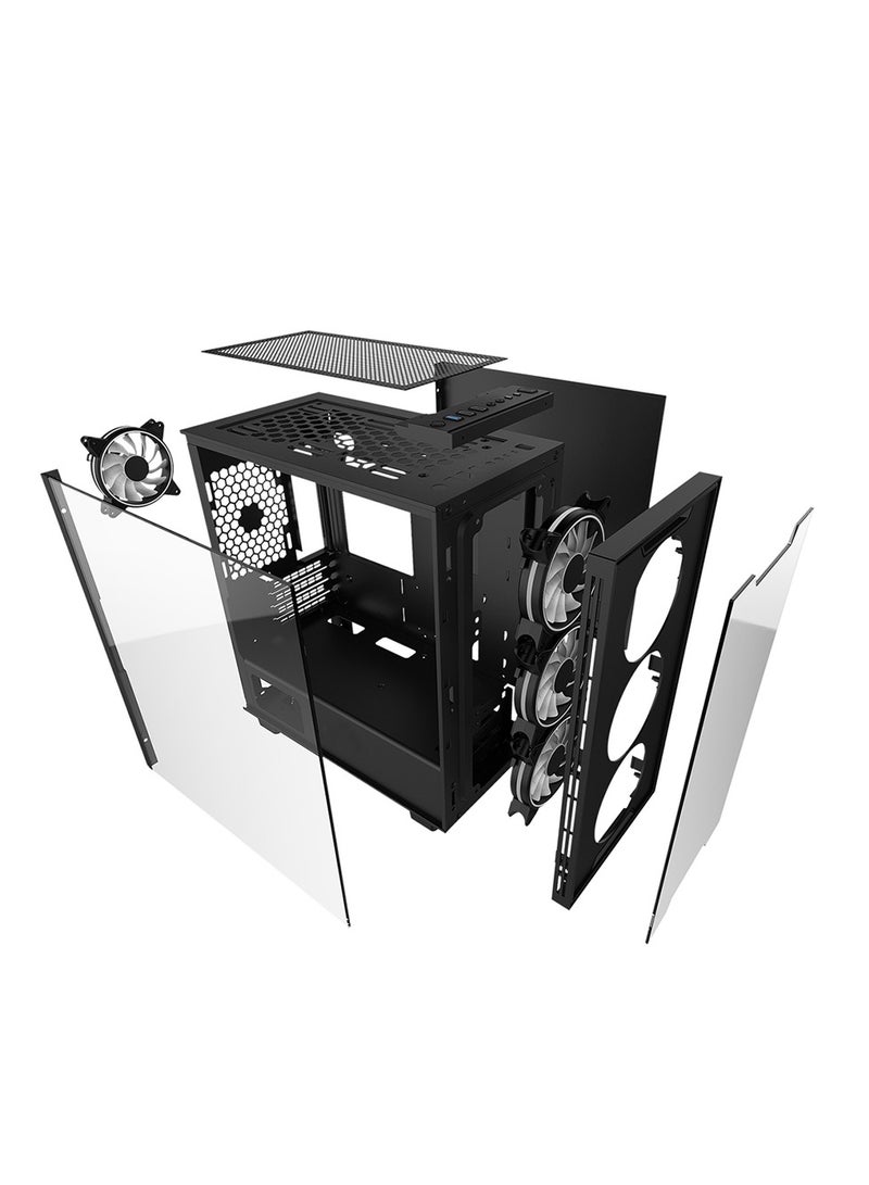 غاز PC Gaming 4060 With Core I5-12400F Processor/NVIDIA GeForce RTX 4060 Graphics/1TB SSD/16GB RAM DDR4/Windows 11/ Black 4060  - Image 4
