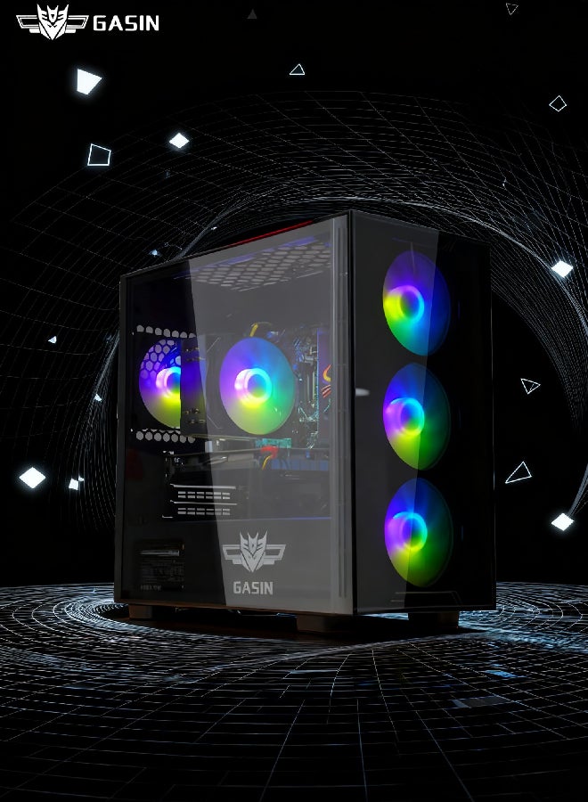 Gasin PC Gaming 4060 With Core I5-12400F Processor/1TB SSD/16GB RAM DDR4/8GB NVIDIA GeForce RTX 4060 Graphics/Windows 11/ Black - Image 2