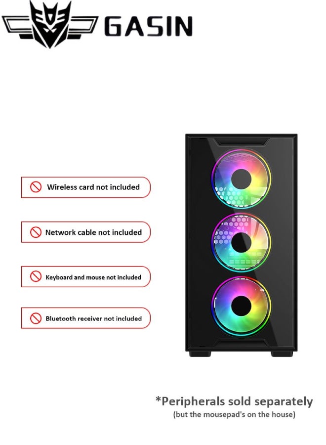 Gasin PC Gaming 4060 With Core I5-12400F Processor/1TB SSD/16GB RAM DDR4/8GB NVIDIA GeForce RTX 4060 Graphics/Windows 11/ Black - Image 5