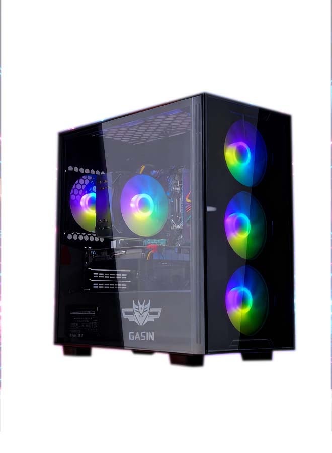 Gasin PC Gaming 4060 With Core I5-12400F Processor/1TB SSD/16GB RAM DDR4/8GB NVIDIA GeForce RTX 4060 Graphics/Windows 11/ Black - Image 1