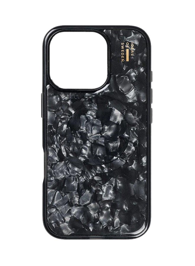 iDeal of Sweden Pearlized Case Magsafe For iPhone 16 Pro Max - Black