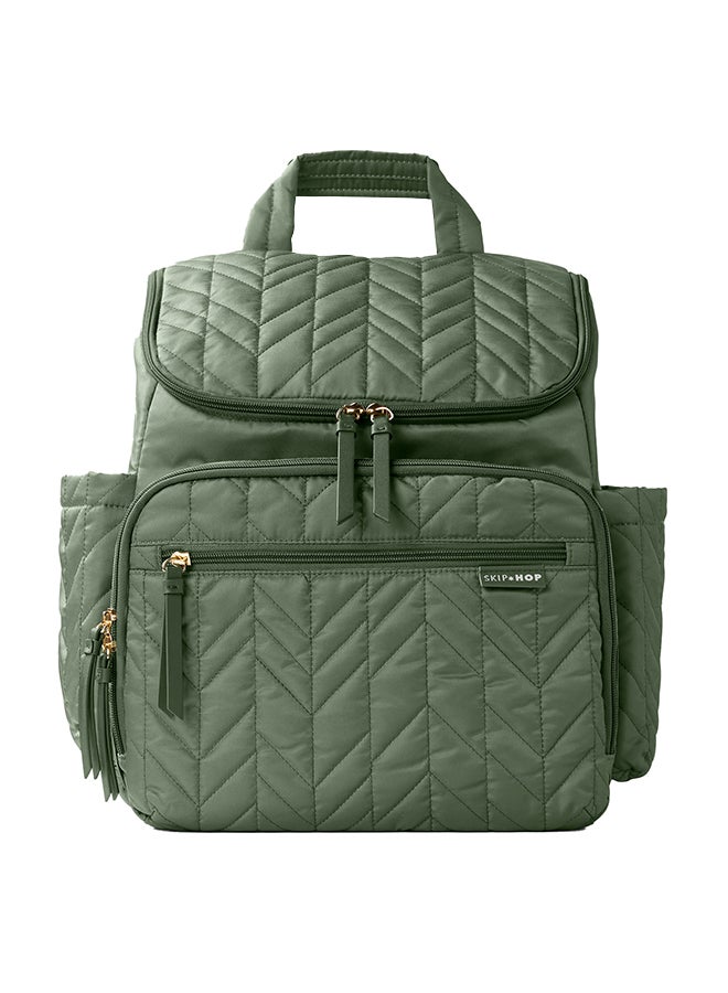 Skip Hop Forma Diaper Backpack, Sage  - Image 1