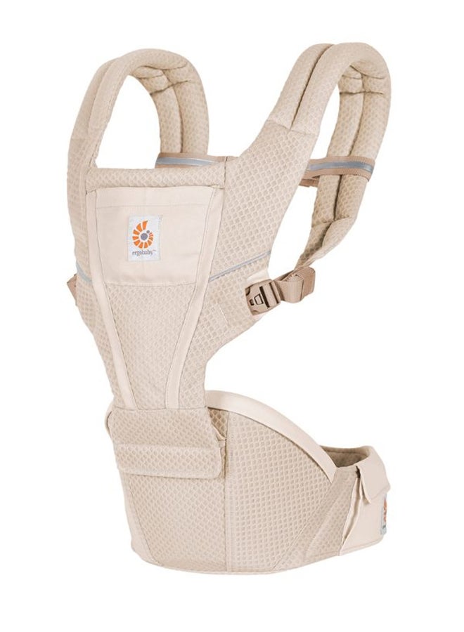 إيرجوبيبي Alta Hip Seat Comfortable And Supportive Baby Carrier With Hip Seat, Natural Beige - Image 2