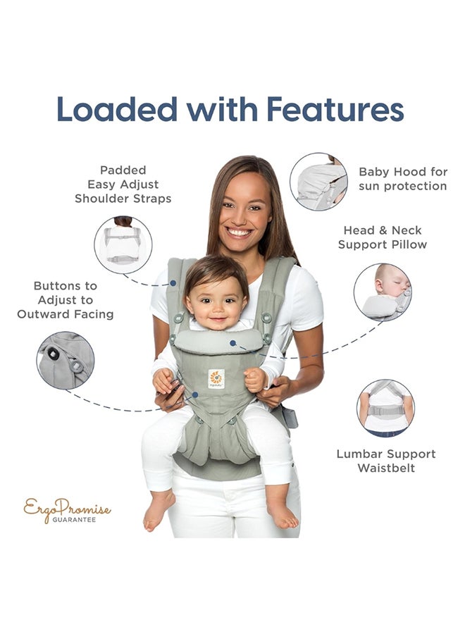 إيرجوبيبي Alta Hip Seat Comfortable And Supportive Baby Carrier With Hip Seat, Natural Beige - Image 4