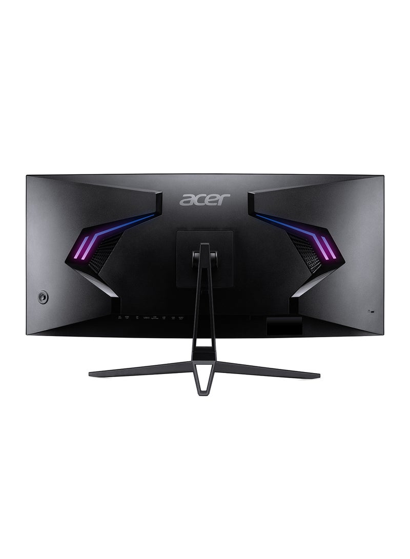 أيسر 34 Inch Gaming Monitor Curved QHD Ultra Wide (3440x1440) 240Hz 0.5ms Response time| Adobe RGB 90% | AMD FreeSync Premium | HDR10 | Vision Care 2.0 | Zero Frame | Acer Nitro ED343CURXbmiippx Black | 2 Years Manufacturer Warranty Black  - Image 3