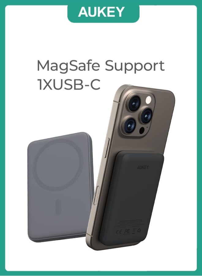 Aukey 5000mAh MagSafe power bank with 20W PD - Image 2
