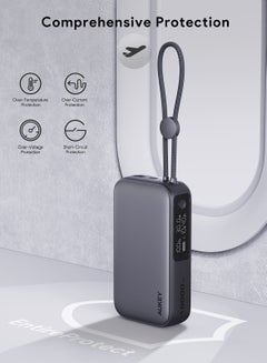 أوكي AUKEY power bank 10,000mah PD Charging 30W  - Image 3