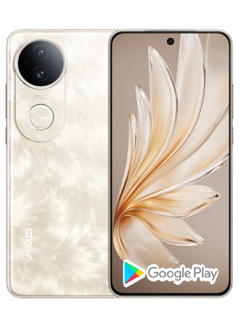 vivo - S20 5G Gold 512GB 16GB RAM NFC Snapdragon 7 Gen 3 Octa Core Smartphone 50MP Rear Camera 6.67” 120Hz AMOLED Screen 90W FlashCharge 6500mAh, Equipped with the latest Snapdragon 7 Gen 3 processor, delivers lightning-fast speeds for seamless multitasking and gaming With Google play Chinese version - Image 1