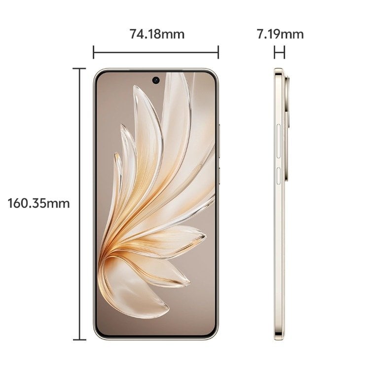 vivo - S20 5G Gold 512GB 16GB RAM NFC Snapdragon 7 Gen 3 Octa Core Smartphone 50MP Rear Camera 6.67” 120Hz AMOLED Screen 90W FlashCharge 6500mAh, Equipped with the latest Snapdragon 7 Gen 3 processor, delivers lightning-fast speeds for seamless multitasking and gaming With Google play Chinese version - Image 1