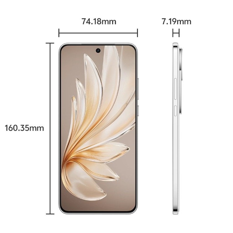 vivo - VIVO S20 5G White 512GB 16GB RAM NFC Snapdragon 7 Gen 3 Octa Core Smartphone 50MP Rear Camera 6.67” 120Hz AMOLED Screen 90W FlashCharge 6500mAh, Equipped with the latest Snapdragon 7 Gen 3 processor, delivers lightning-fast speeds for seamless multitasking and gaming With Google play Chinese Version - Image 1