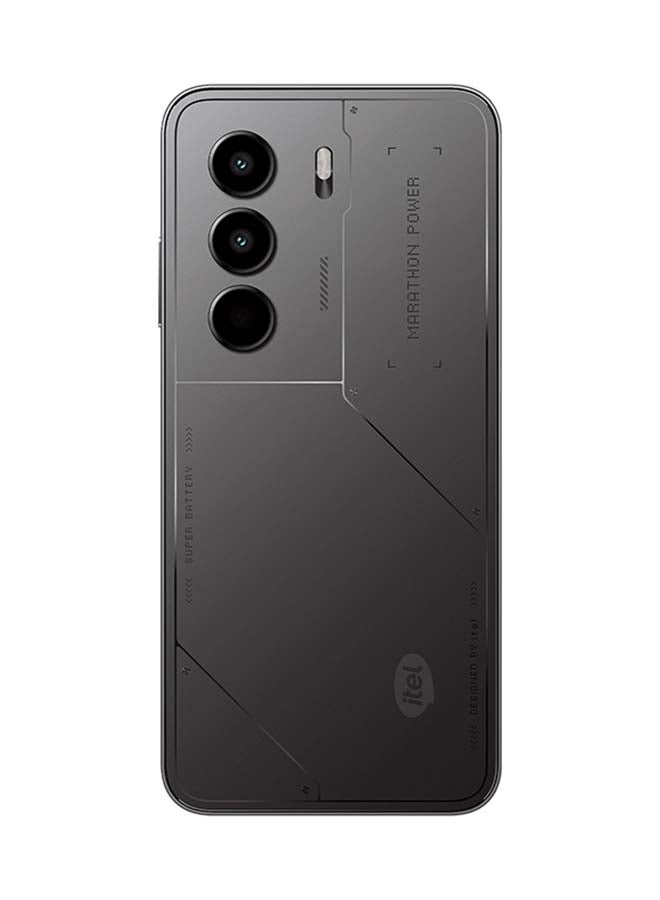 إيتيل P70 Dual SIM Black 4+4GB RAM 128GB 4G With Charging Case - Middle East Version  - Image 3