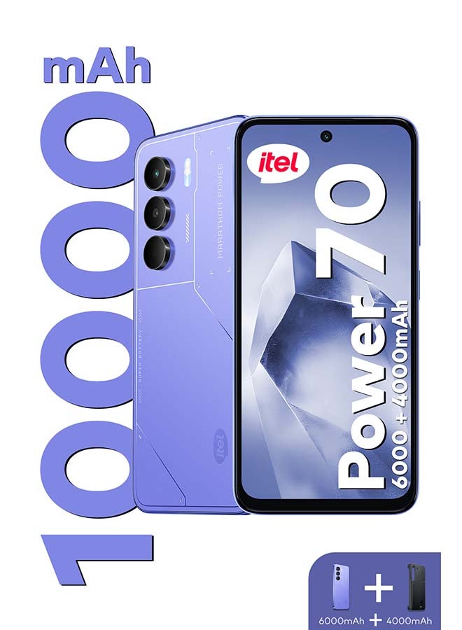 إيتيل P70 Dual SIM Marine 4+4GB RAM 128GB 4G With Charging Case - Middle East Version  - Image 1
