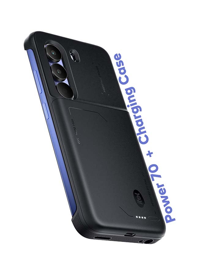 إيتيل P70 Dual SIM Marine 4+4GB RAM 128GB 4G With Charging Case - Middle East Version  - Image 4