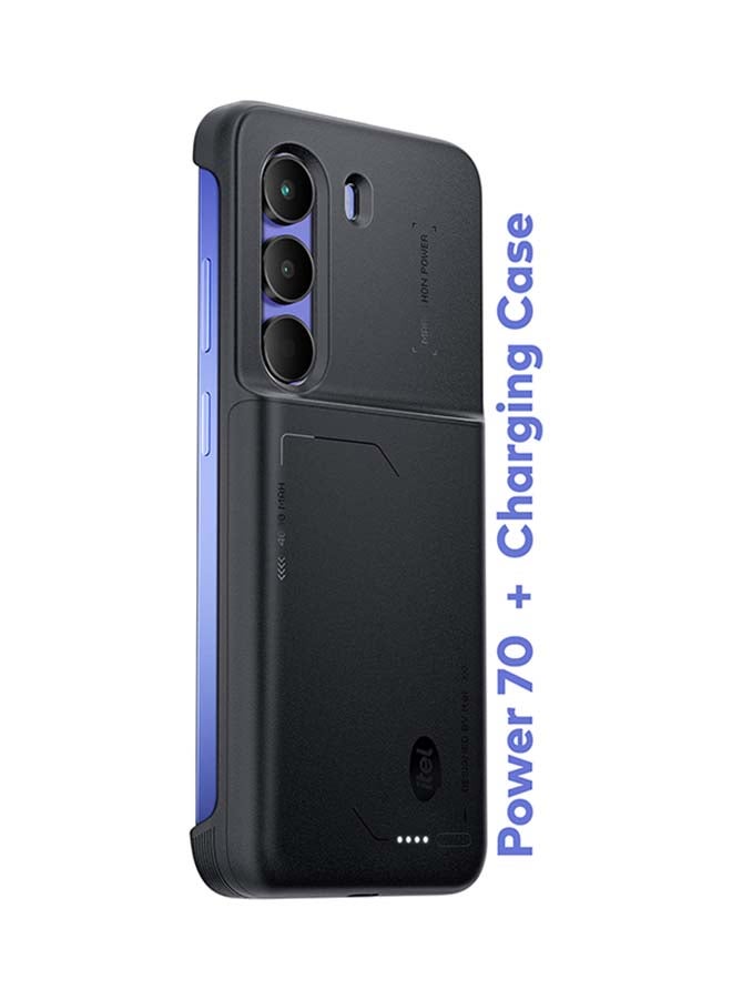 إيتيل P70 Dual SIM Marine 4+4GB RAM 128GB 4G With Charging Case - Middle East Version  - Image 5