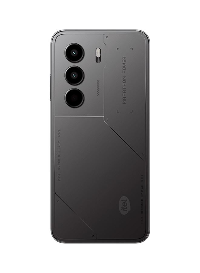 إيتيل P70 Dual SIM Black 4+4GB RAM 256GB 4G With Charging Case - Middle East Version  - Image 3