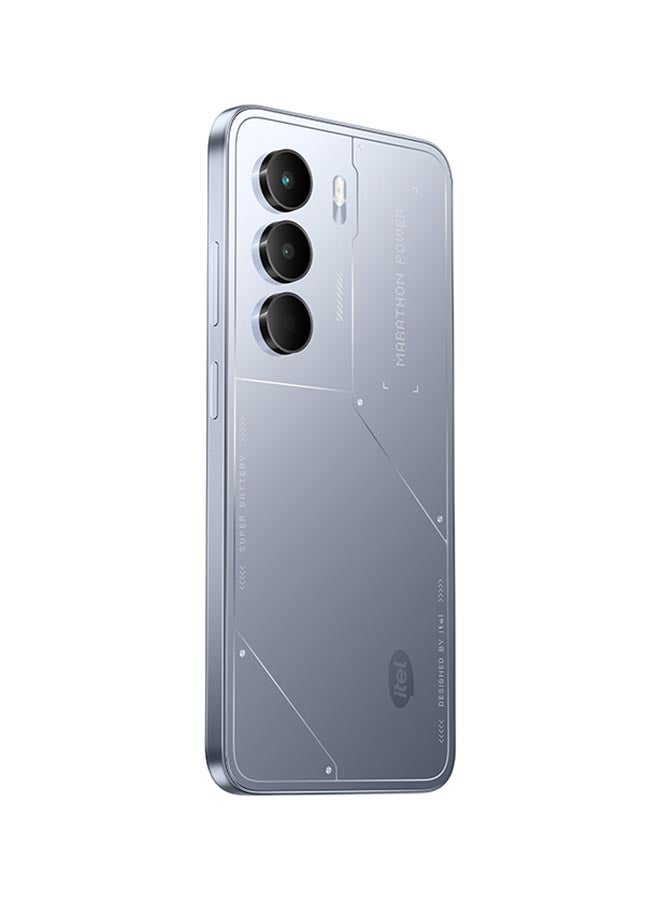 إيتيل P70 Dual SIM Silver 4+4GB RAM 256GB 4G With Charging Case - Middle East Version  - Image 5