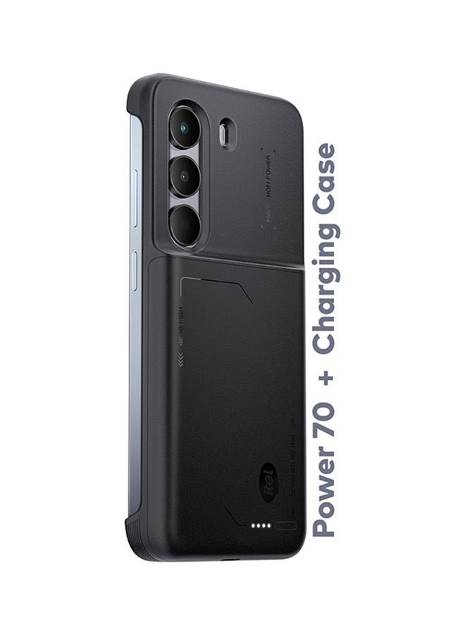 إيتيل - P70 Dual SIM Silver 4+4GB RAM 256GB 4G With Charging Case - Middle East Version - Image 1