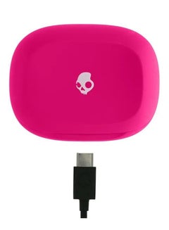Skullcandy Smokin' Buds in-Ear Wireless Earbuds, 20 Hr Battery, 50% Renewable Plastics, Microphone, Works with iPhone Android and Bluetooth Devices - Pink  - Image 3
