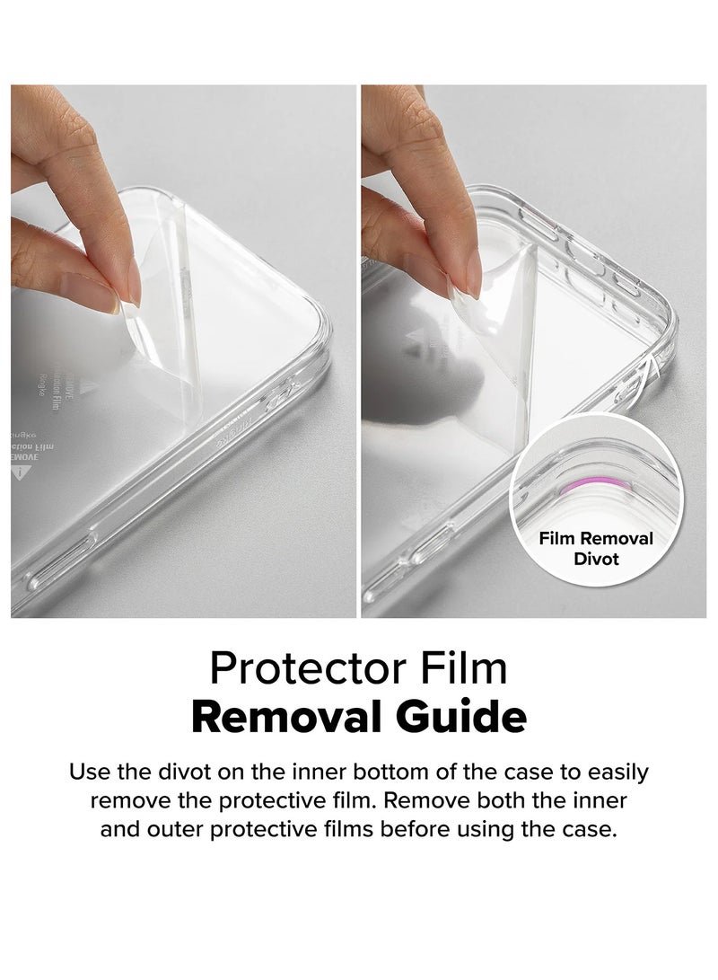 Ringke - Ringke Fusion Design Compatible with  Augmented Shockproof Protective Phone Cover Designed for Samsung Galaxy S25 Ultra Case Seoul Map white - Image 1