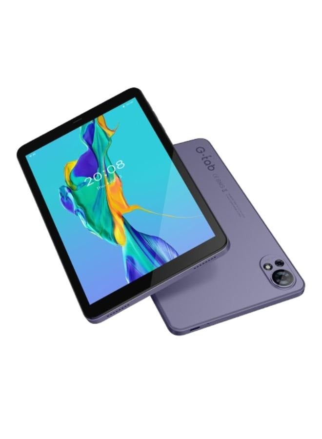 G-Tab T8s Tablet 8 inch (WiFi) 64GB/4GB Purple + Silicon Case
