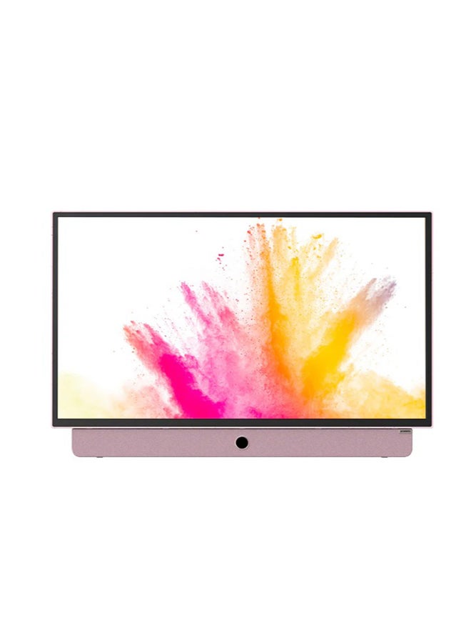 سكاي ورث تلفزيون تخييم ذكي عالي الدقة مقاس 24 بوصة، مزود بمنفذ HDMI وUSB وتردد 60 هرتز، وببطارية مدمجة تدوم حتى 3 ساعات (Google TV)، ضمان سنتين، 24LP60G-P، وردي 24LP60G-P وردي - Image 2