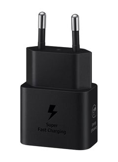 Samsung 25W USB-C Adapter Super Fast Charging Wall Adapter with 3A/1m USB-C to USB-C Cable - Black Black  - Image 5