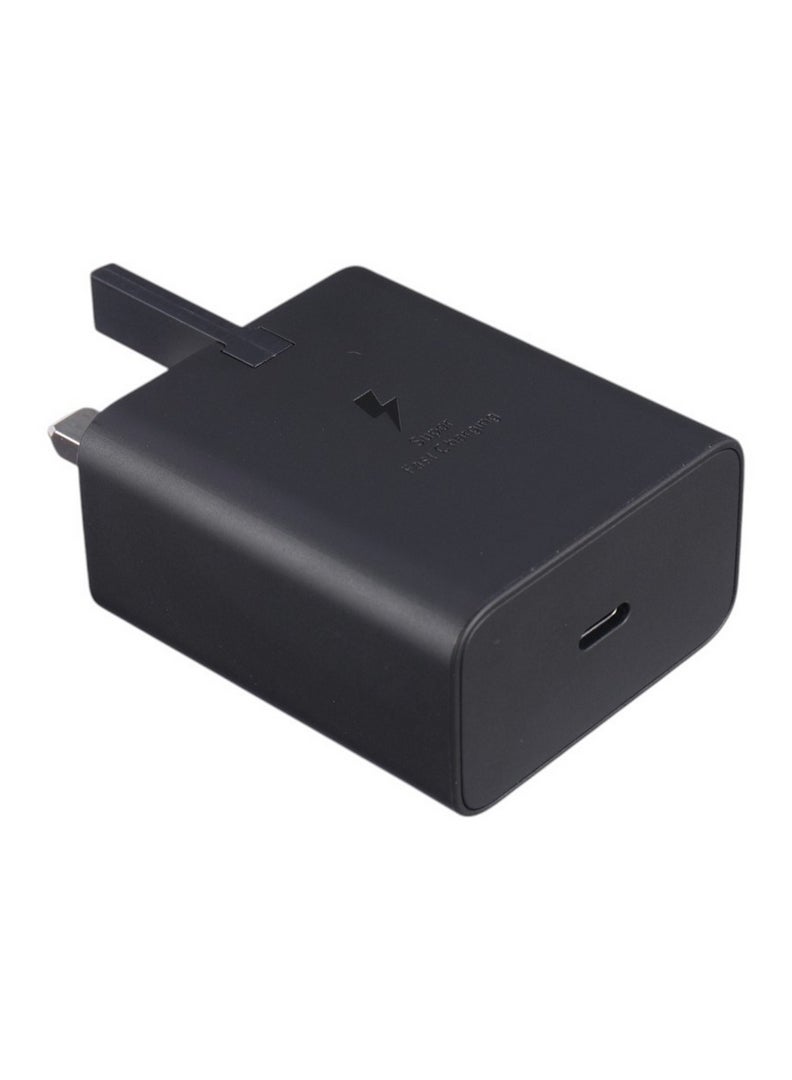 سامسونج - 45W Power Adapter with USB-C Cable 5A 1.8m Super Fast Charging for Compatible Devices Black - Image 1