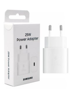 Samsung 25W USB-C Adapter Super Fast Charging Wall Adapter - White White  - Image 1