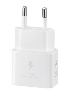 Samsung 25W USB-C Adapter Super Fast Charging Wall Adapter - White White  - Image 4