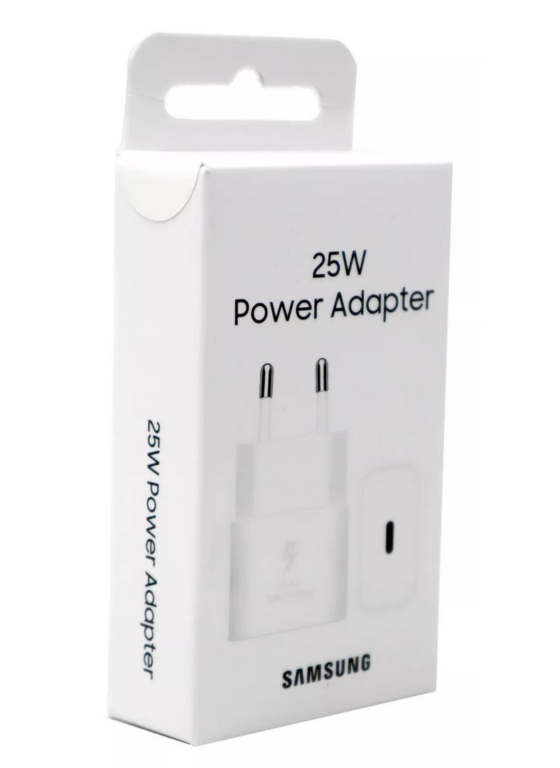 سامسونج 25W USB-C Adapter Super Fast Charging Wall Adapter - White White - Image 5