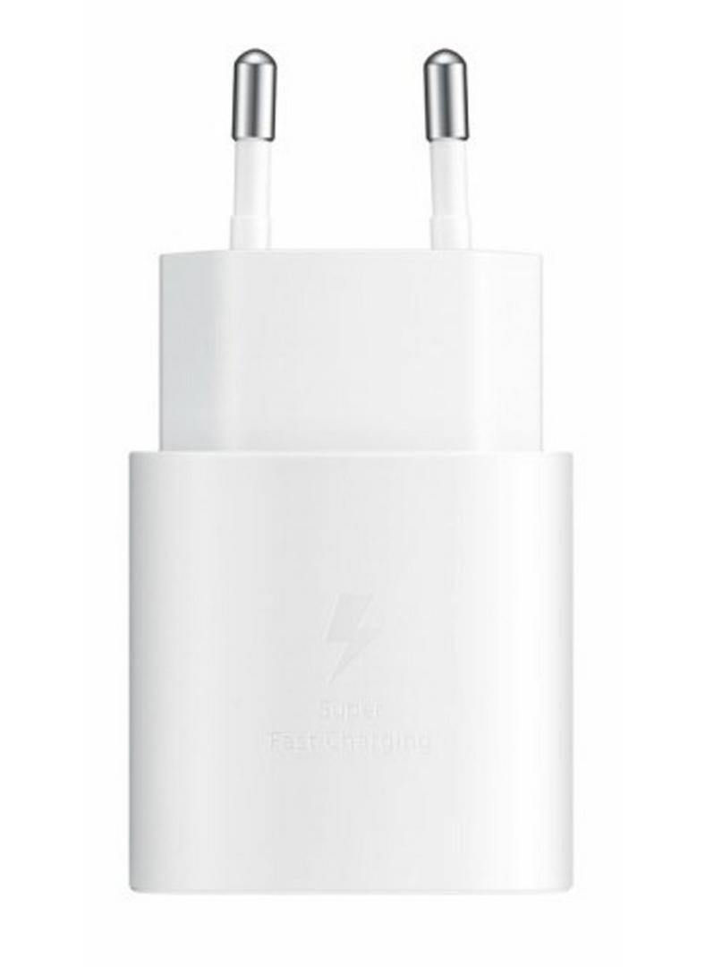 سامسونج 25W USB-C Adapter Super Fast Charging Wall Adapter - White White - Image 3
